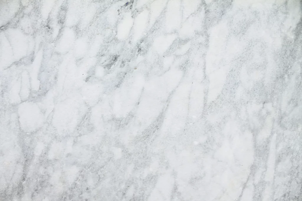 White marble with grey veining