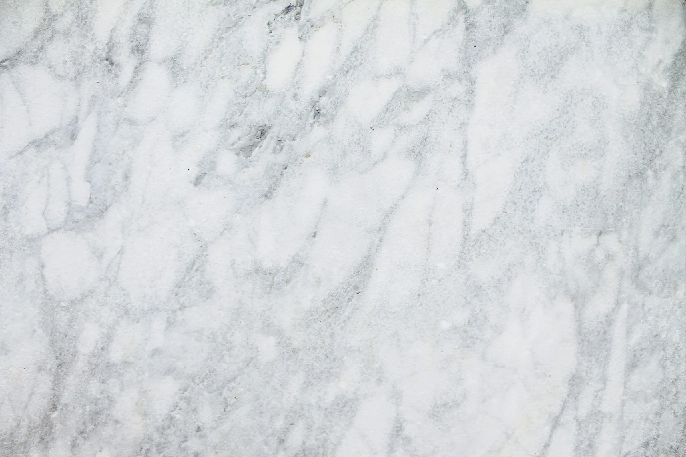 White marble with grey veining