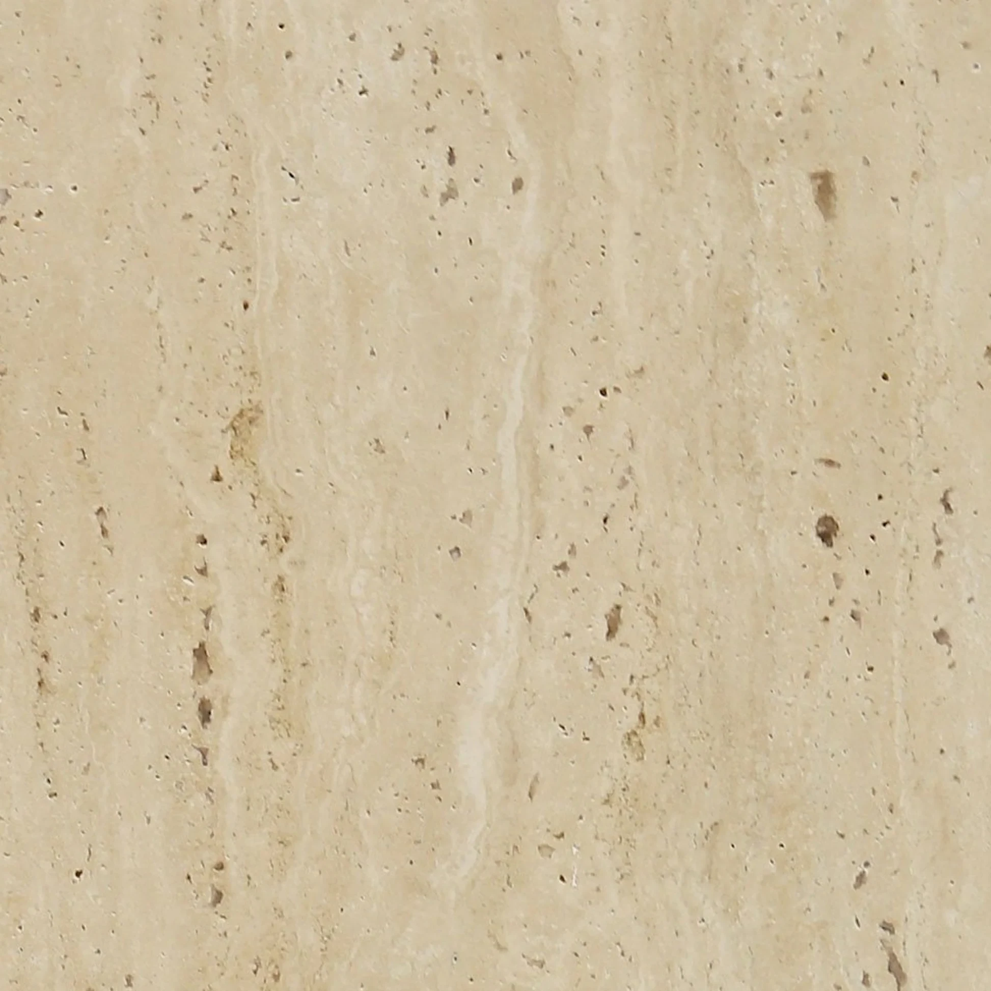Ivory travertine with natural pores and soft banding