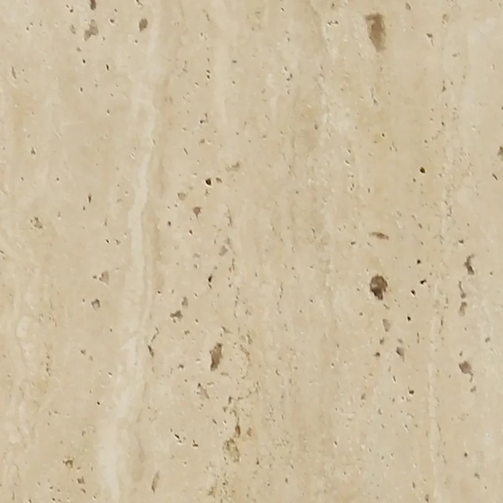 Classic light travertine close-up